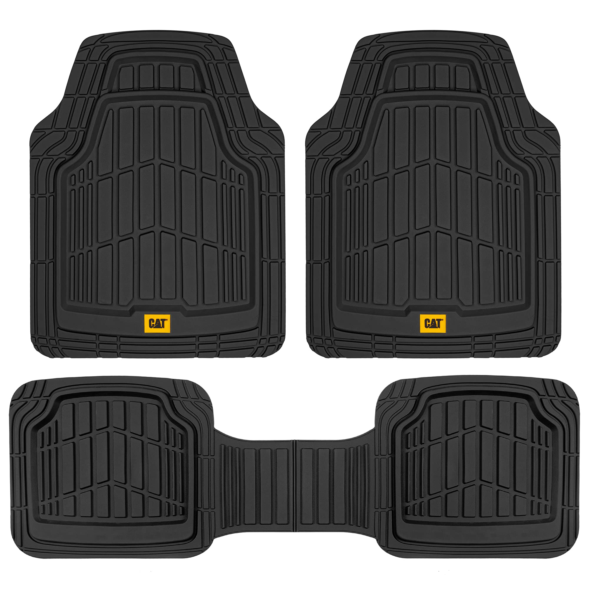 CAT ToughRide Heavy-Duty All-Weather Floor Mat Set