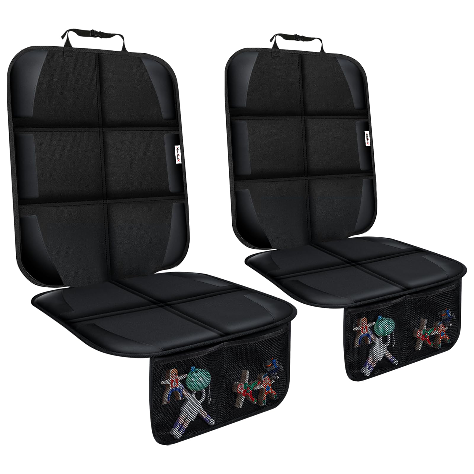 Meolsaek Car Seat Protector for Child Car Seat, Durable 600D Fabric Waterproof Car Seat Cover with Thick Pad Non-Slip Backing，No Imprints