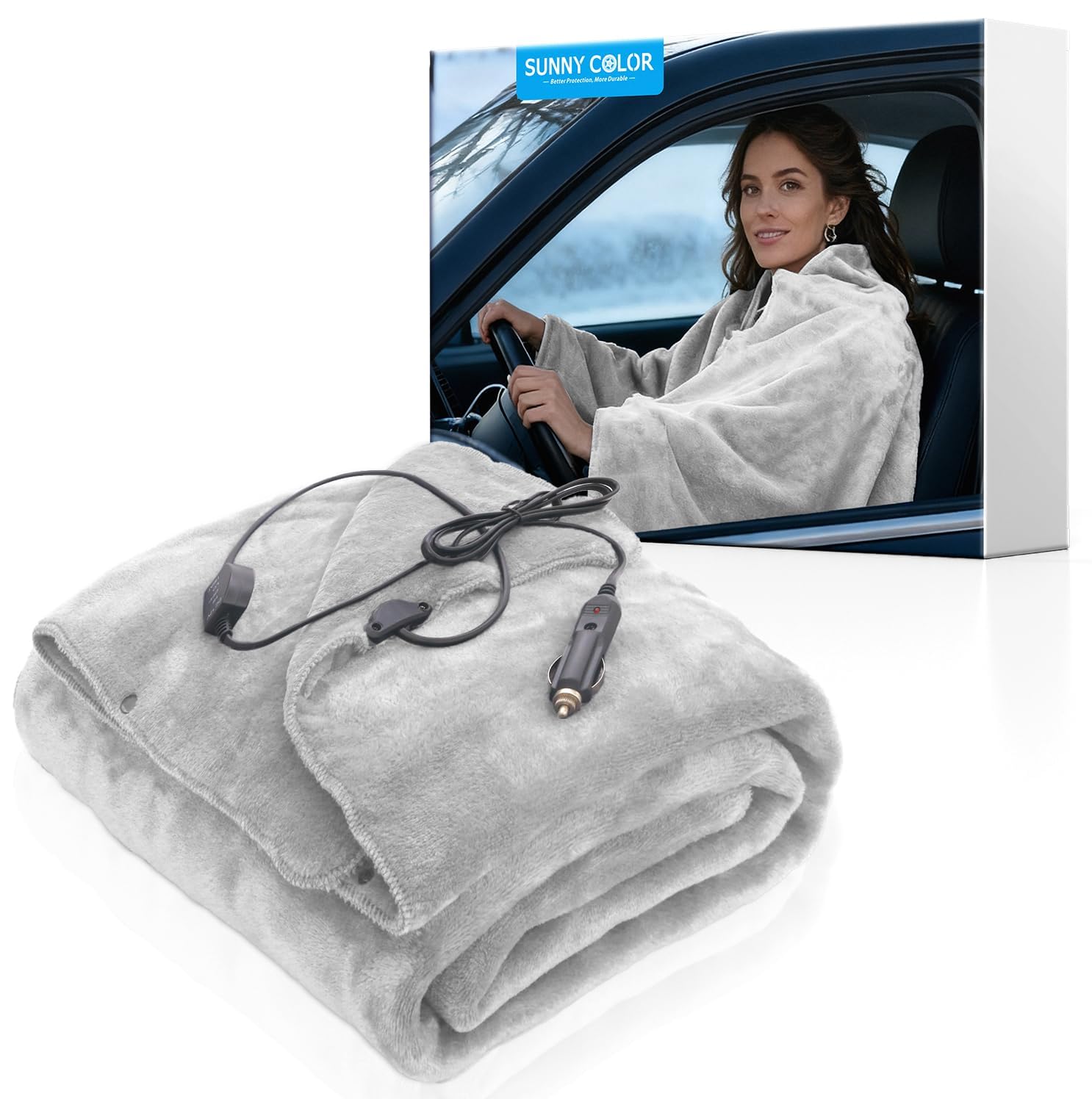 Sunny color Wearable Car Electric Blanket