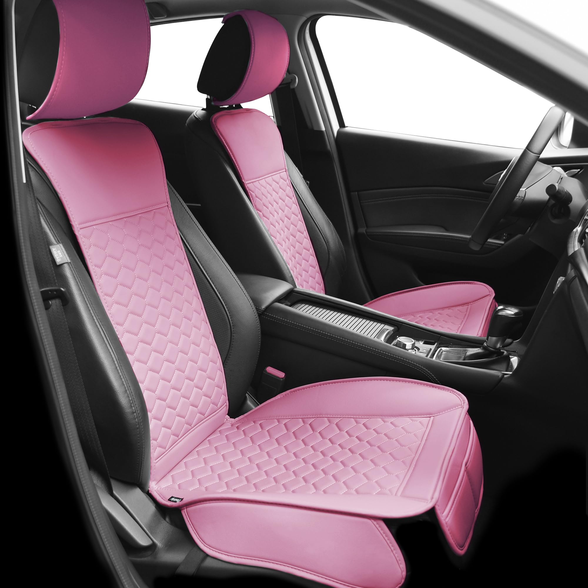 Elantrip Front Car Seat Covers Leather Water Proof Seat Protector Universal fit
