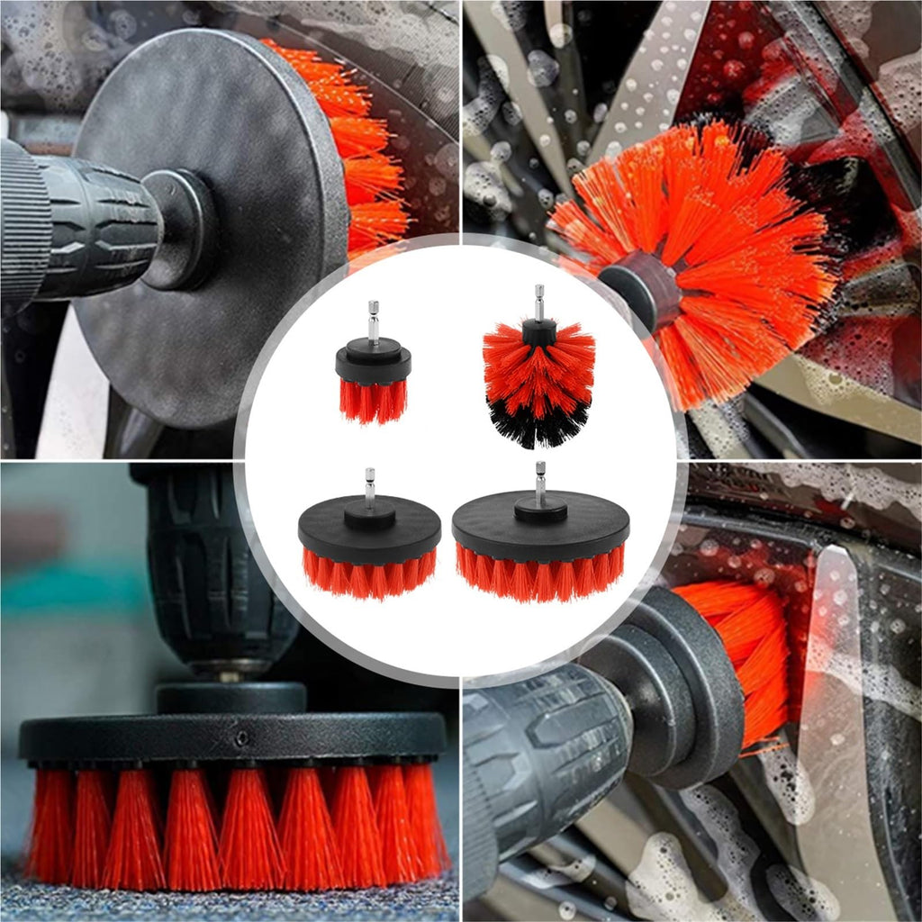 Zocxielr Car Detailing Brush Set Car Wash Cleaning Brushes Auto Detailing Brushes Set for Car Seat Cleaning Car Engine Detailing Kit