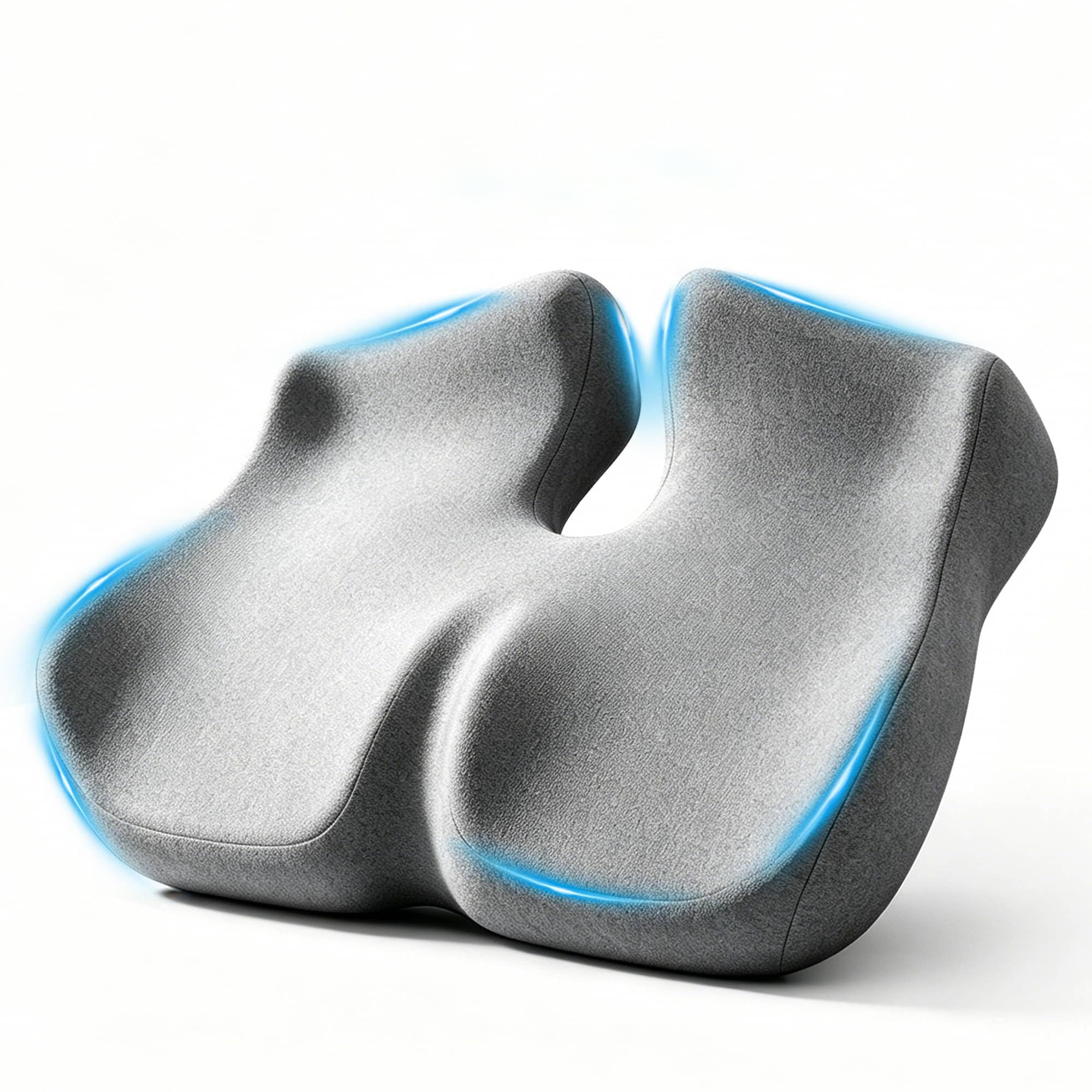 Extra Large Seat Cushion for Sciatica & Tailbone Pain – Pressure Relief Coccyx Cushion for Office Chair, Car Seat, Wheelchair, and Long Sitting – Sciatica Pain Relief Pillow