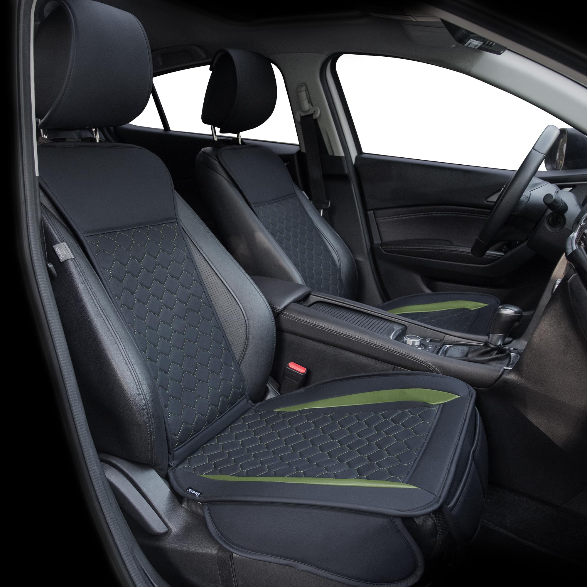 Elantrip Front Car Seat Covers Leather Water Proof Seat Protector Universal fit