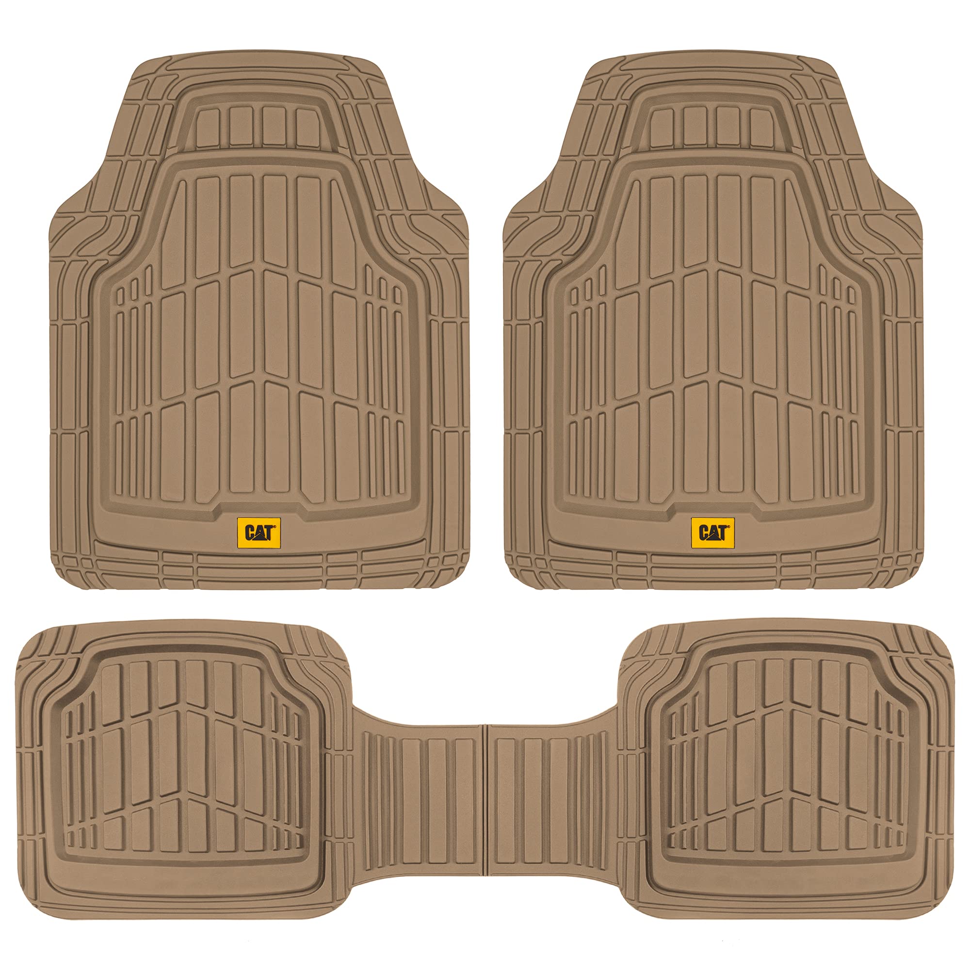 CAT ToughRide Heavy-Duty All-Weather Floor Mat Set