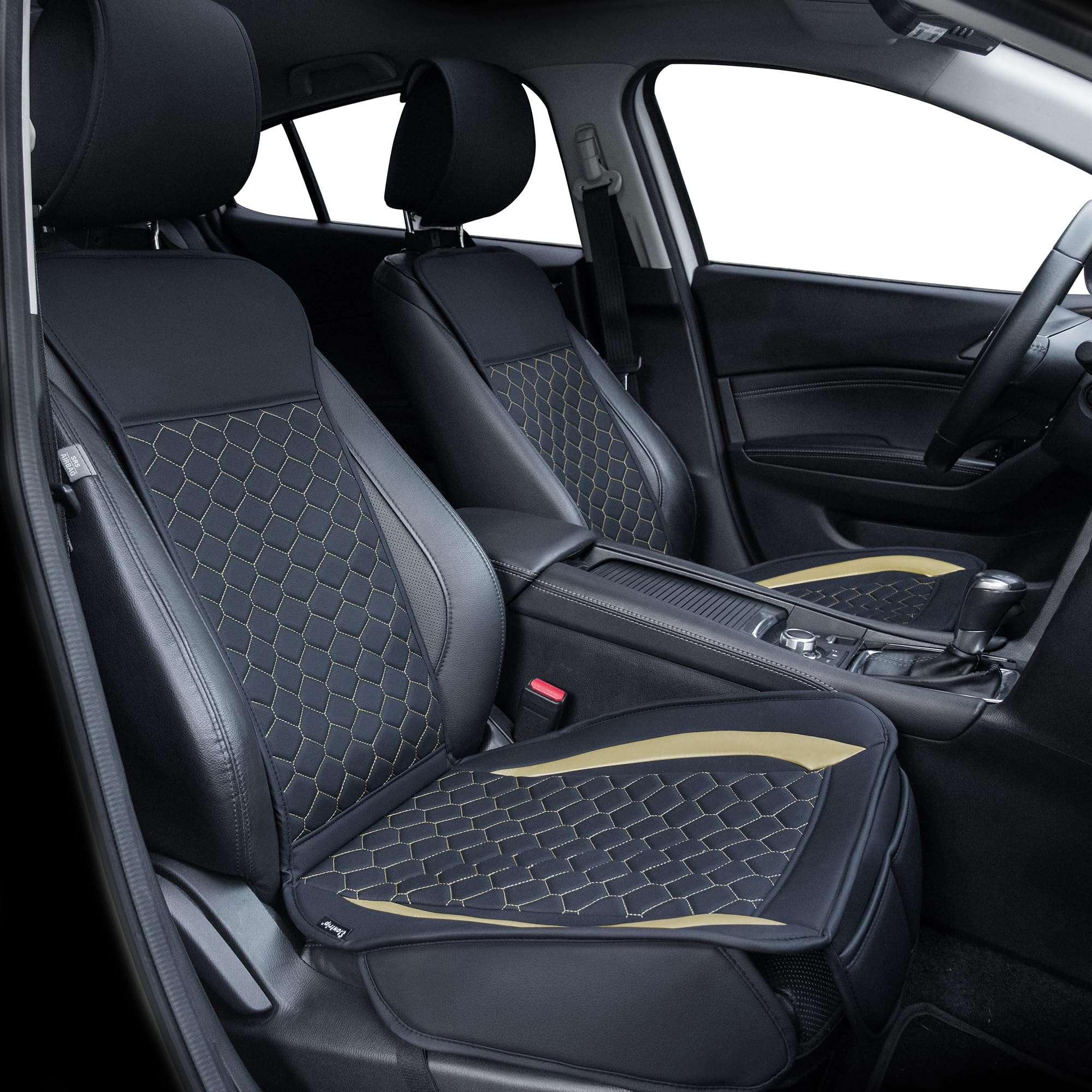 Elantrip Front Car Seat Covers Leather Water Proof Seat Protector Universal fit