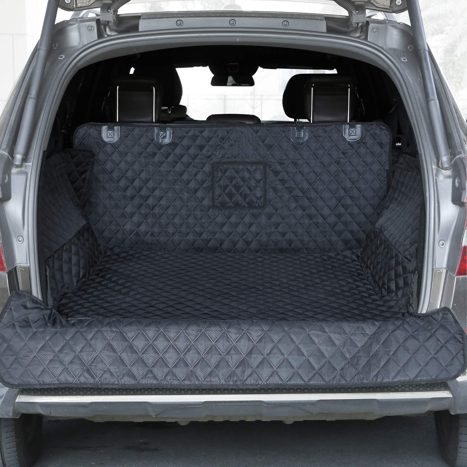 Waterproof Pet Cargo Liner with Bumper Flap for SUVs