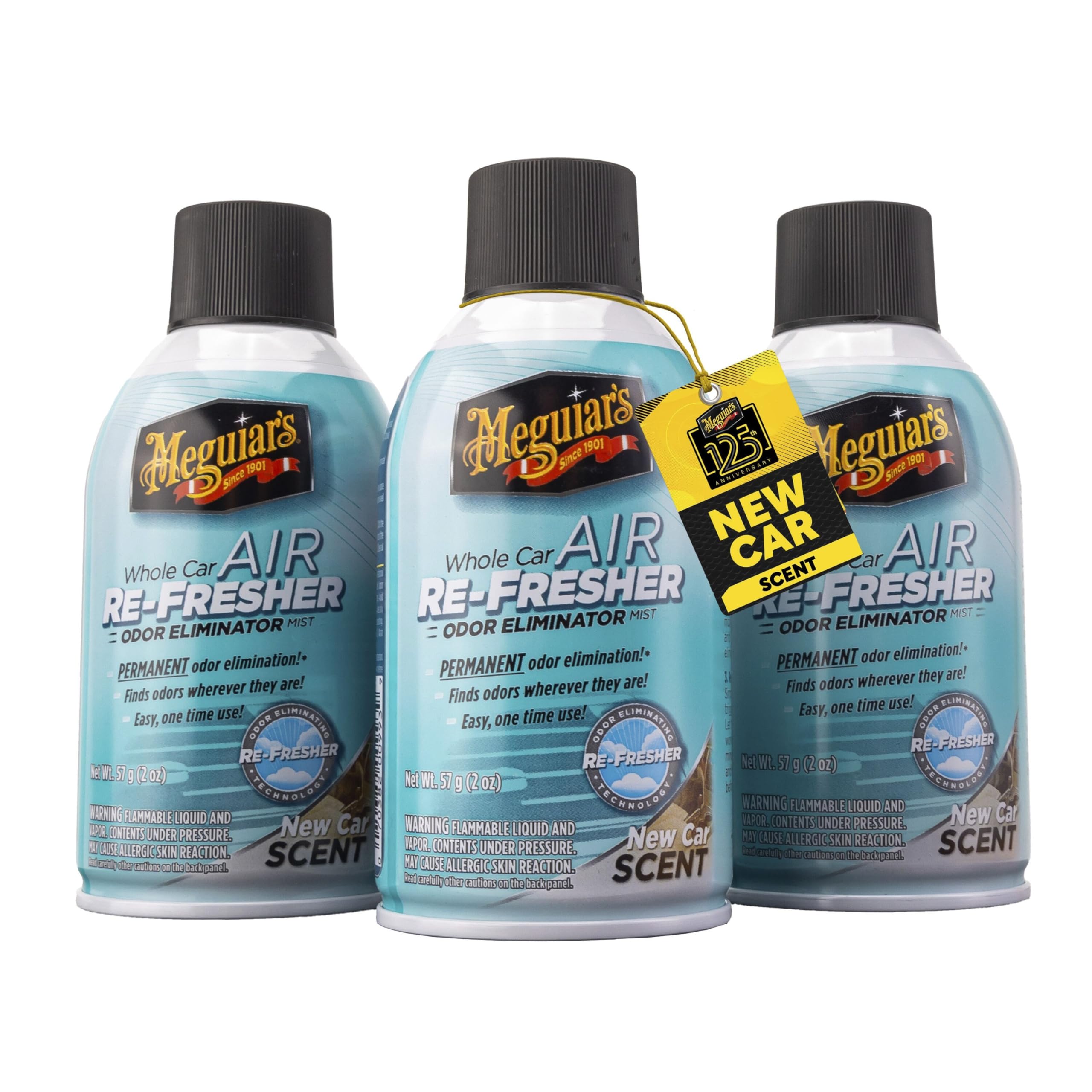 Meguiar’s Whole Car Air Refresher, Easy-to-Use Air Freshener Diffuser Spray