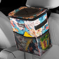 HOTOR Car Trash Can with Lid and Storage Pockets - 100% Leak-Proof Organizer, Waterproof Garbage Can, Multipurpose Trash Bin for Car