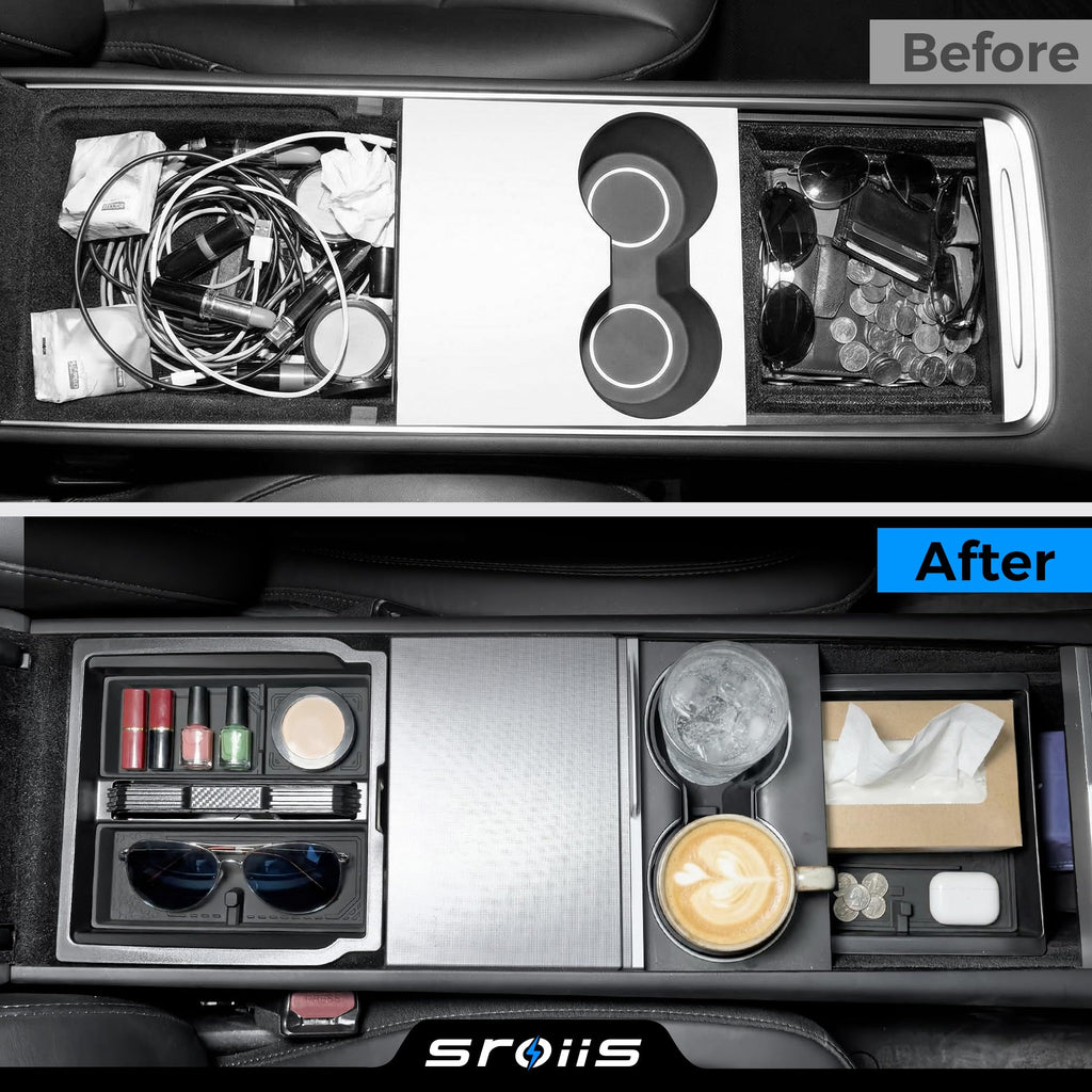 Center Console Organizer for Tesla Model 3 and Model Y