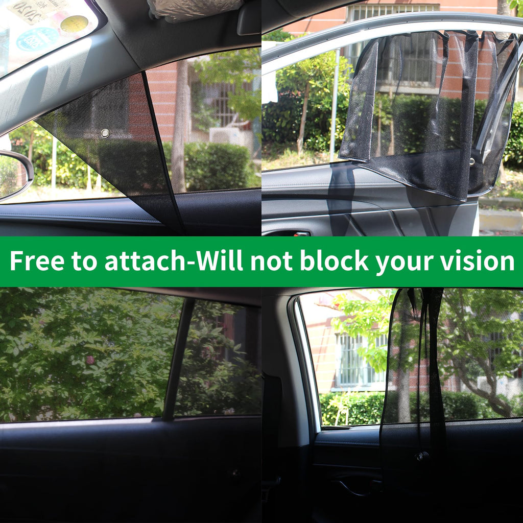 Magnetic Car Side Window Sun Shade Cover for UV Protection