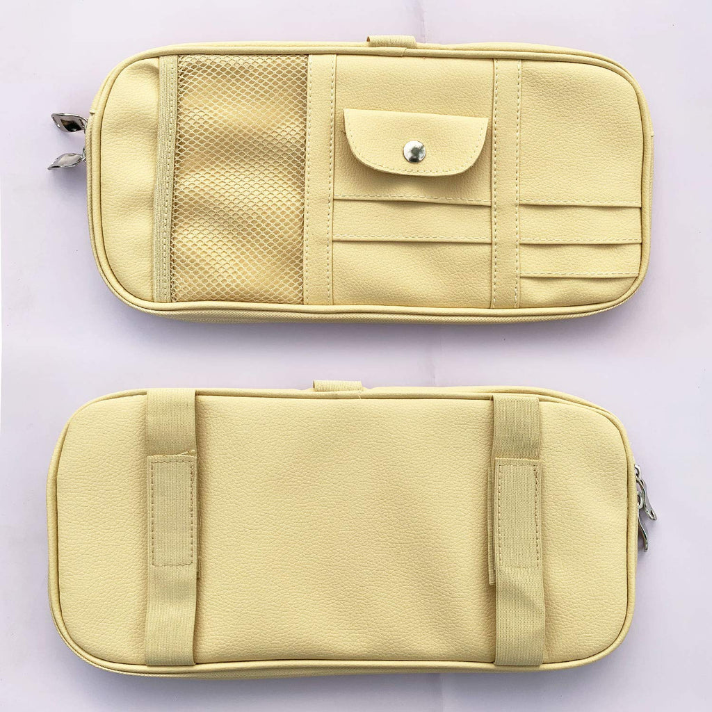 Multi-Pocket Car Sun Visor Organizer for Essentials
