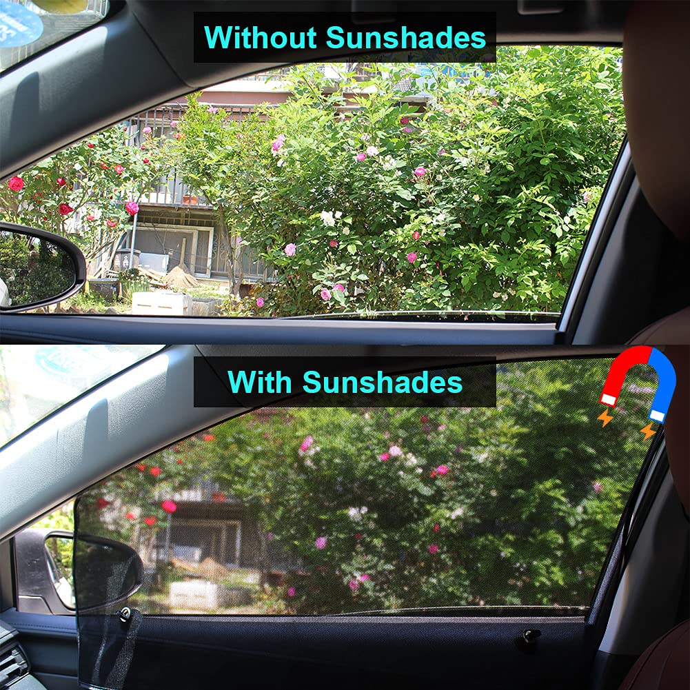 Magnetic Car Side Window Sun Shade Cover for UV Protection