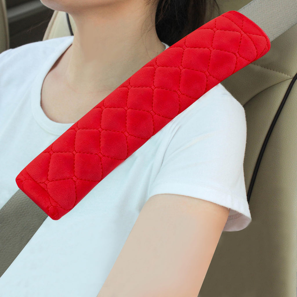 Universal Padded Seat Belt Shoulder Covers, 2-Pack