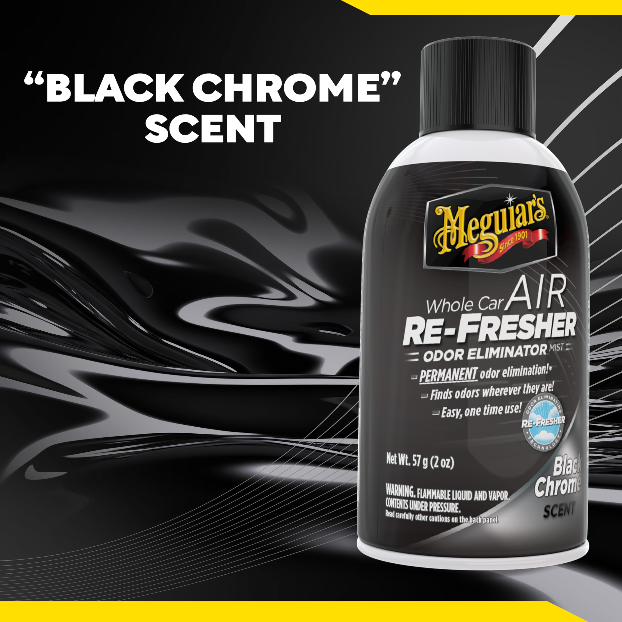 Meguiar’s Whole Car Air Refresher, Easy-to-Use Air Freshener Diffuser Spray