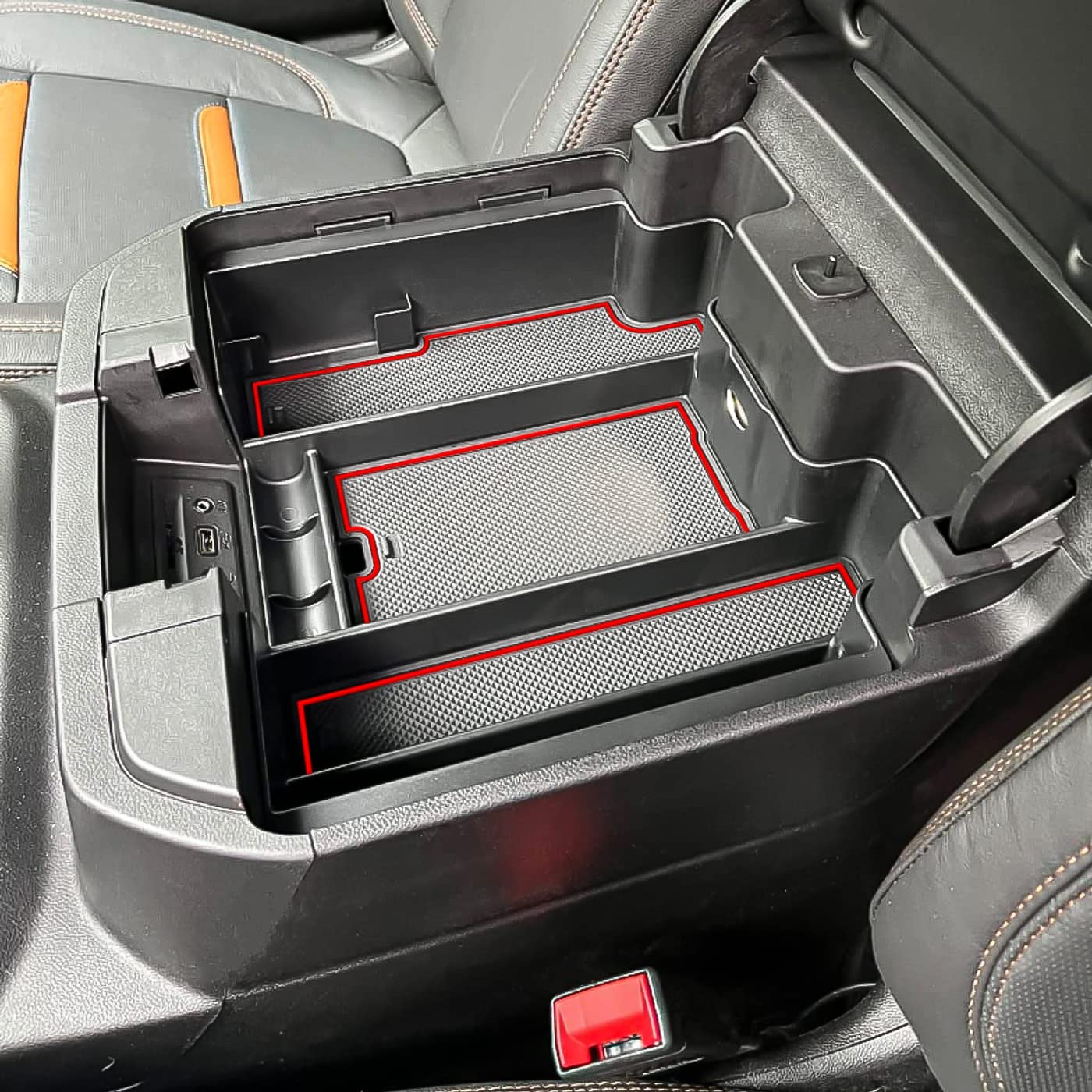 Full-Coverage Center Console Tray for Silverado and Sierra