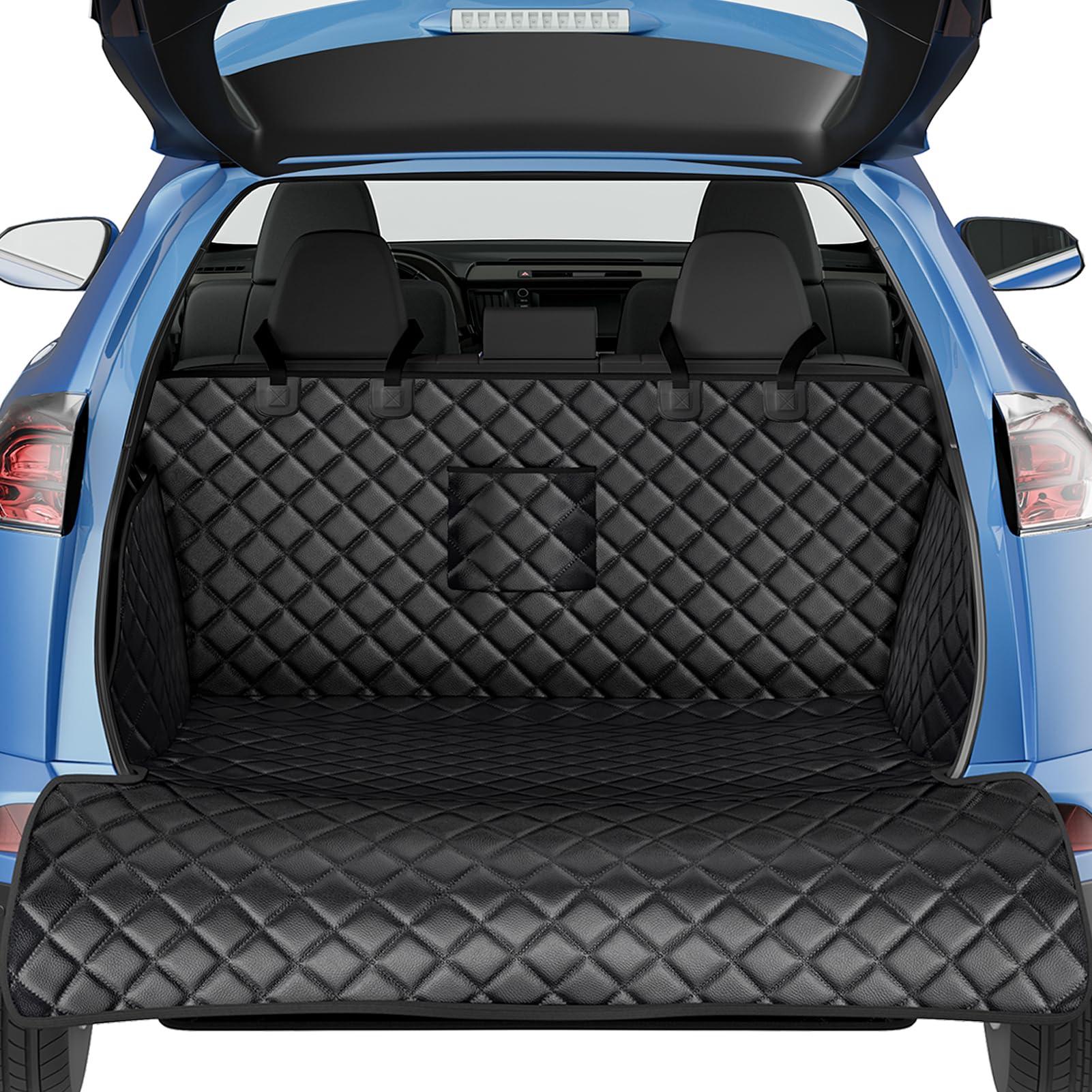 Waterproof Pet Cargo Liner with Bumper Flap for SUVs