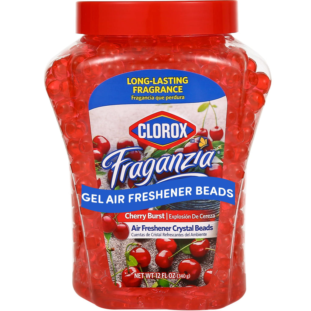 Clorox Fraganzia Car Air Freshener, Long Lasting Hanging Auto Freshener for Cars Trucks SUVs RVs and Rideshare Vehicles, Bold Fresh Scent for Daily Driving and Road Trips