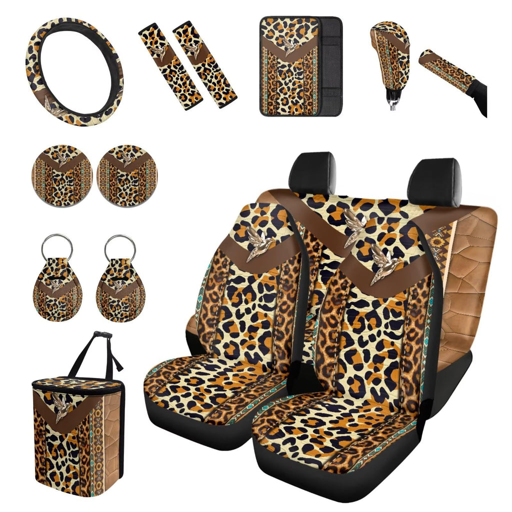 15-Piece Universal Car Interior and Seat Cover Set