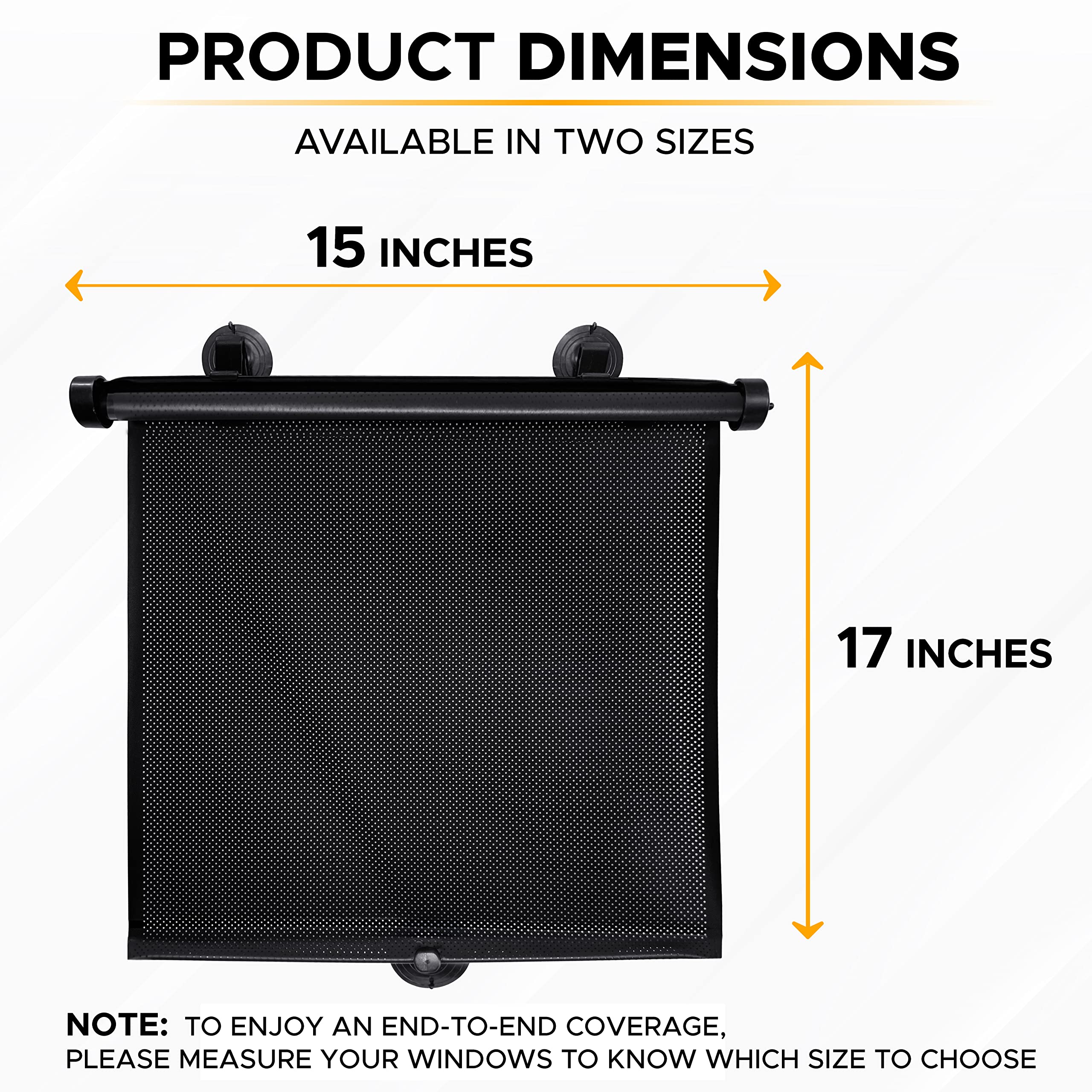 EcoNour Car Side Window Sun Shade for UV Protection