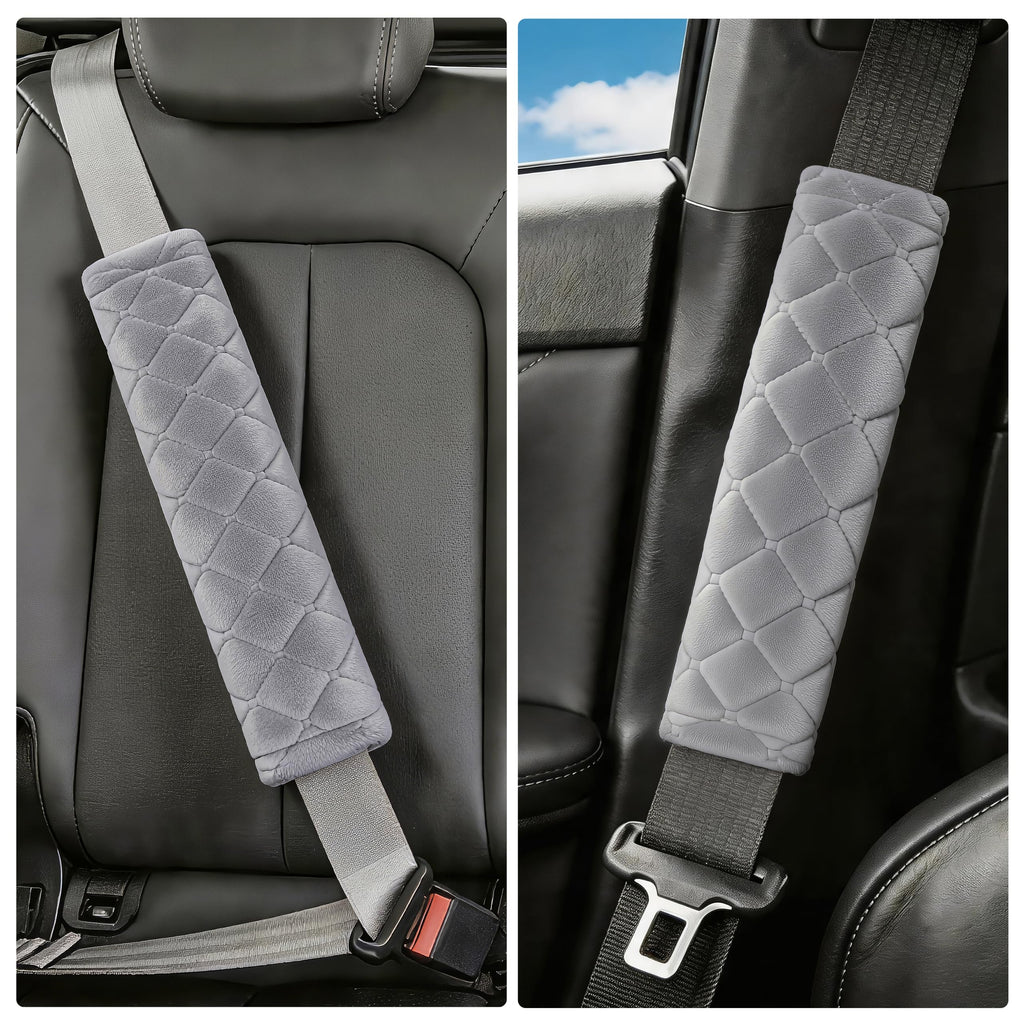 Universal Padded Seat Belt Shoulder Covers, 2-Pack